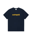 Mahagrid     BASIC LOGO TEE[NAVY]