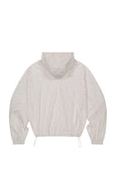 ILLIGO Oblique Frill Hooded Jacket Flower