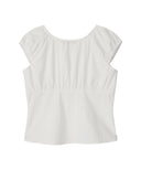Bitter Cells | Ivy Puff Cap Blouse-Ivory