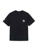 MLB Basic Street Back Letter Oversized Short Sleeve T-shirt New York Yankees