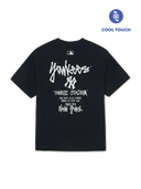MLB Basic Street Back Letter Oversized Short Sleeve T-shirt New York Yankees