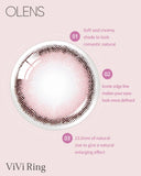 Olens ViVi Ring Pink 1 Day (10pcs)