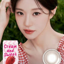 LensMe Cream & Sweet Sweet Choco 1Month（2pcs）