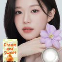 LensMe Cream & Sweet Cream Gray 1Month（2pcs）