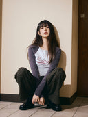 rolarola  |  VINTAGE LOGO RAGLAN T-SHIRT M/WH+CH