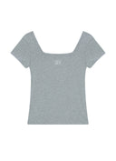 ASON  SQUARE LINE TEE / GRAY
