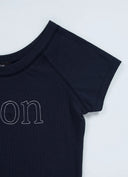 ASON  MONO REGLAN TEE / NAVY
