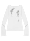 MUCENT ETHER ANGEL WINGS LONG SLEEVE T (2 COLORS)