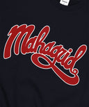Mahagrid  CURVED LOGO SWEATSHIRT[NAVY]