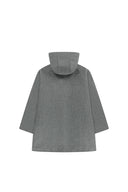 ILLIGO Cozy Hoodie Button Coat Gray