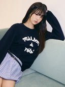 rolarola  |   MAISON DE ROLA PATCHWORK KNIT NAVY