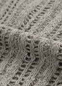 ASON  PALE NET CARDIGAN / BEIGE