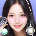 LENBLING     Crystal Tear Brown|  Monthly  (2pcs)