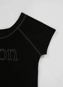 ASON  MONO REGLAN TEE / BLACK