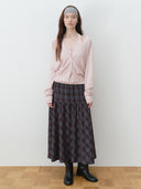 rolarola  | V NECK CARDIGAN SET PINK