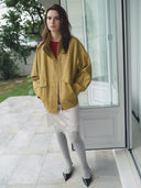 rolarola  | VINTAGE LEATHER JACKET MUSTARD
