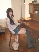as”on  BONITA MINI BAG / SUEDE BEIGE