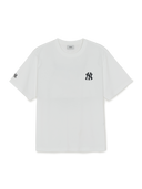MLB Basic Street Back Letter Oversized Short Sleeve T-shirt New York Yankees