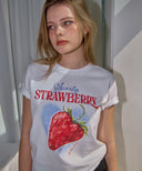 Bitter Cells |  Ruby Berry Tee-White