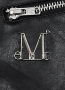 MUCENT LEUEL DOUBLE ZIP DIAGONAL LEATHER JACKET Leuel Double Zip Diagonal Leather Jacket