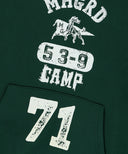 Mahagrid  SKETCH COLLEGE HOODIE [GREEN]