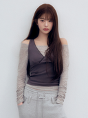 rolarola  |  NUBASIC LAYERED SLEEVELESS SET GY+CH