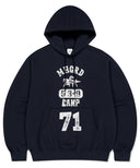 Mahagrid    SKETCH COLLEGE HOODIE [NAVY]