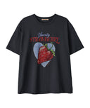 Bitter Cells | Ruby Berry Tee-Charcoal