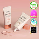[Vital Tone‑Up / Sweat‑Proof] Dalba Pink Tone‑Up Sunscreen Duo Set (50ml+50ml)