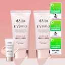 [Vital Tone‑Up / Sweat‑Proof] Dalba Pink Tone‑Up Sunscreen Duo Set (50ml+50ml)