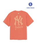 MLB Basic Simple Street Logo Oversized Short‑Sleeve T‑Shirt New York Yankees