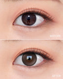 Olens Glowy Tear Brown 1 Month (2pcs)