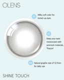 Olens Shine Touch Milky Gray 1 Day (20pcs)