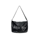 Matin Kim GLOSSY LIGHT TWO WAY BAG IN BLACK