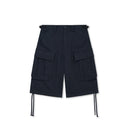 Matin Kim UTILITY CARGO BERMUDA PANTS IN NAVY