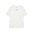 Matin Kim LABEL POINT LETTERING TOP IN WHITE