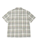Wacky Willy Women's Semi-Oversized Check Short Sleeve Shirt Green