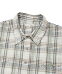Wacky Willy Women's Semi-Oversized Check Short Sleeve Shirt Green