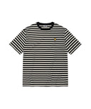 Wacky Willy Basic stripe short-sleeve T-shirt black