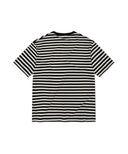 Wacky Willy Basic stripe short-sleeve T-shirt black