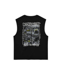 Wacky Willy Photo graphic sleeveless black