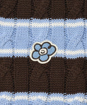 Wacky Willy [Worn by One] Women's Cable Open Collar Pullover Blue