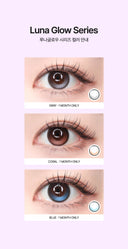 Lenbling Luna Glow Blue Monthly（2pcs）