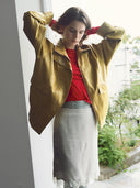 rolarola  | VINTAGE LEATHER JACKET MUSTARD