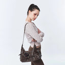 SAMO ONDOH  belt mondo bag M veg cocoa