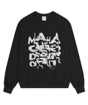 Mahagrid BROKEN SWEATSHIRT[BLACK]