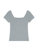 ASON  SQUARE LINE TEE / GRAY