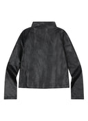 MUCENT LEUEL DOUBLE ZIP DIAGONAL LEATHER JACKET Leuel Double Zip Diagonal Leather Jacket