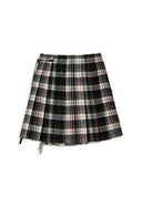 OPEN YY FRINGED WRAP SKIRT, MULTI