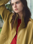 rolarola  | VINTAGE LEATHER JACKET MUSTARD